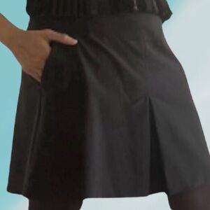 Coach Suit Skirt w/ Pockets, Black